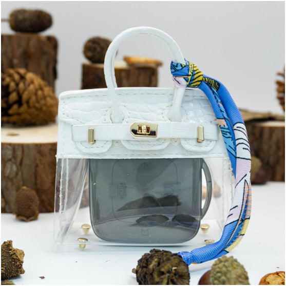 Mini Birkin Transparent – Keychain & AirPods Case