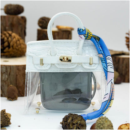 Mini Birkin Transparent – Keychain & AirPods Case
