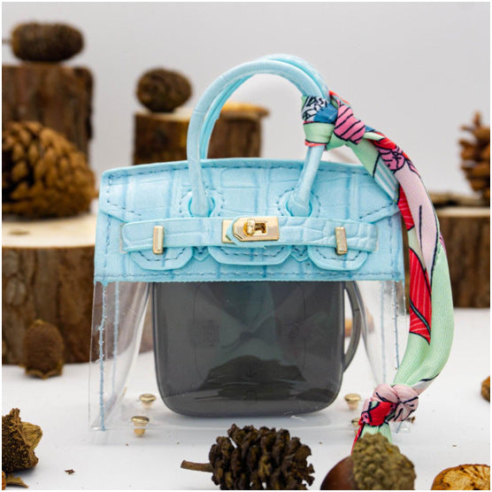 Mini Birkin Transparent – Keychain & AirPods Case