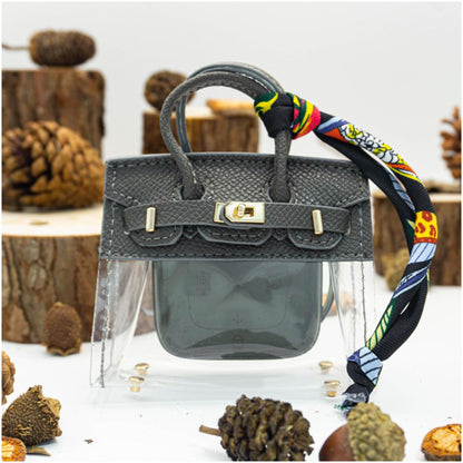 Mini Birkin Transparent – Keychain & AirPods Case