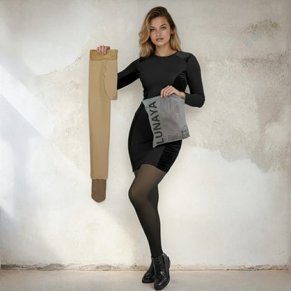 TRANSPARENT FLEECE TIGHTS