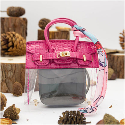 Mini Birkin Transparent – Keychain & AirPods Case