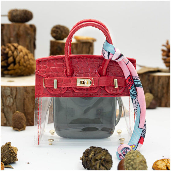 Mini Birkin Transparent – Keychain & AirPods Case