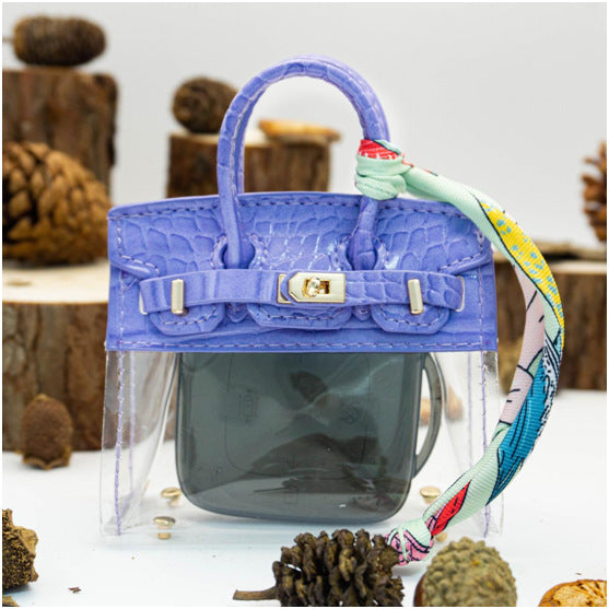 Mini Birkin Transparent – Keychain & AirPods Case